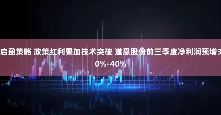 启盈策略 政策红利叠加技术突破 道恩股份前三季度净利润预增30%-40%